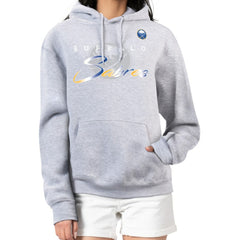 Buffalo Sabres G-III 4Her by Carl Banks Women's Shadow Logo Fleece Hoodie - Gray Hoodies