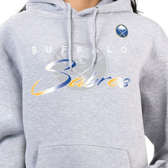 Buffalo Sabres G-III 4Her by Carl Banks Women's Shadow Logo Fleece Hoodie - Gray Hoodies