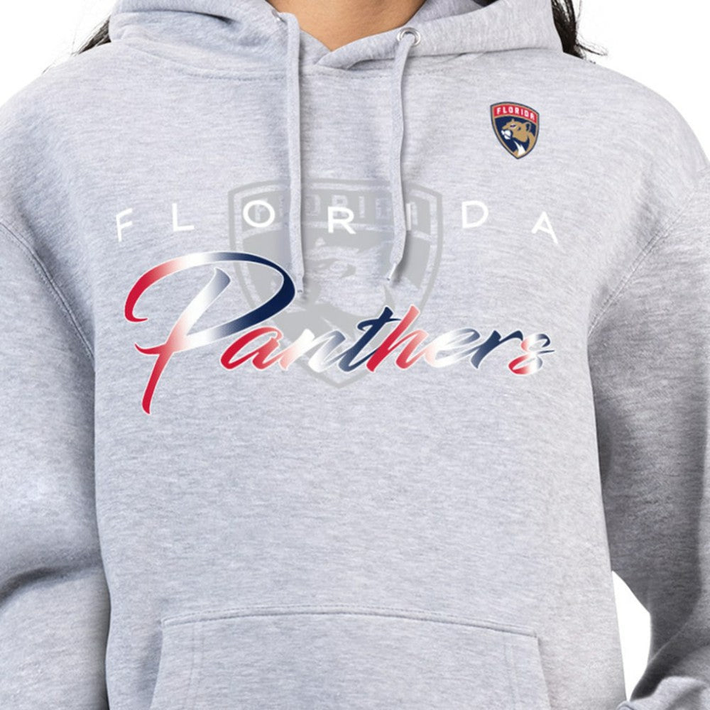 Florida Panthers G-III 4Her by Carl Banks Women's Shadow Logo Fleece Hoodie - Gray Hoodies
