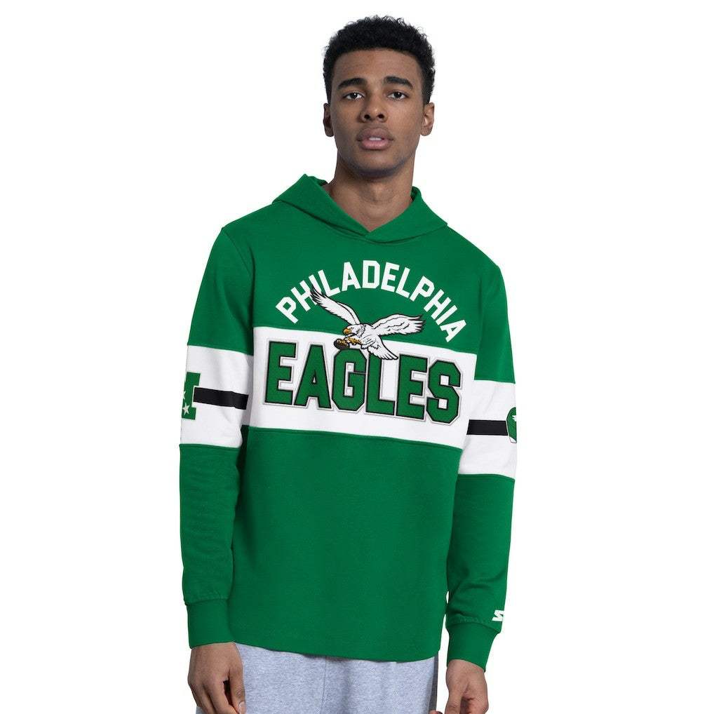 Philadelphia Eagles Starter Fullback Jersey Hoodie - Kelly Green cheap