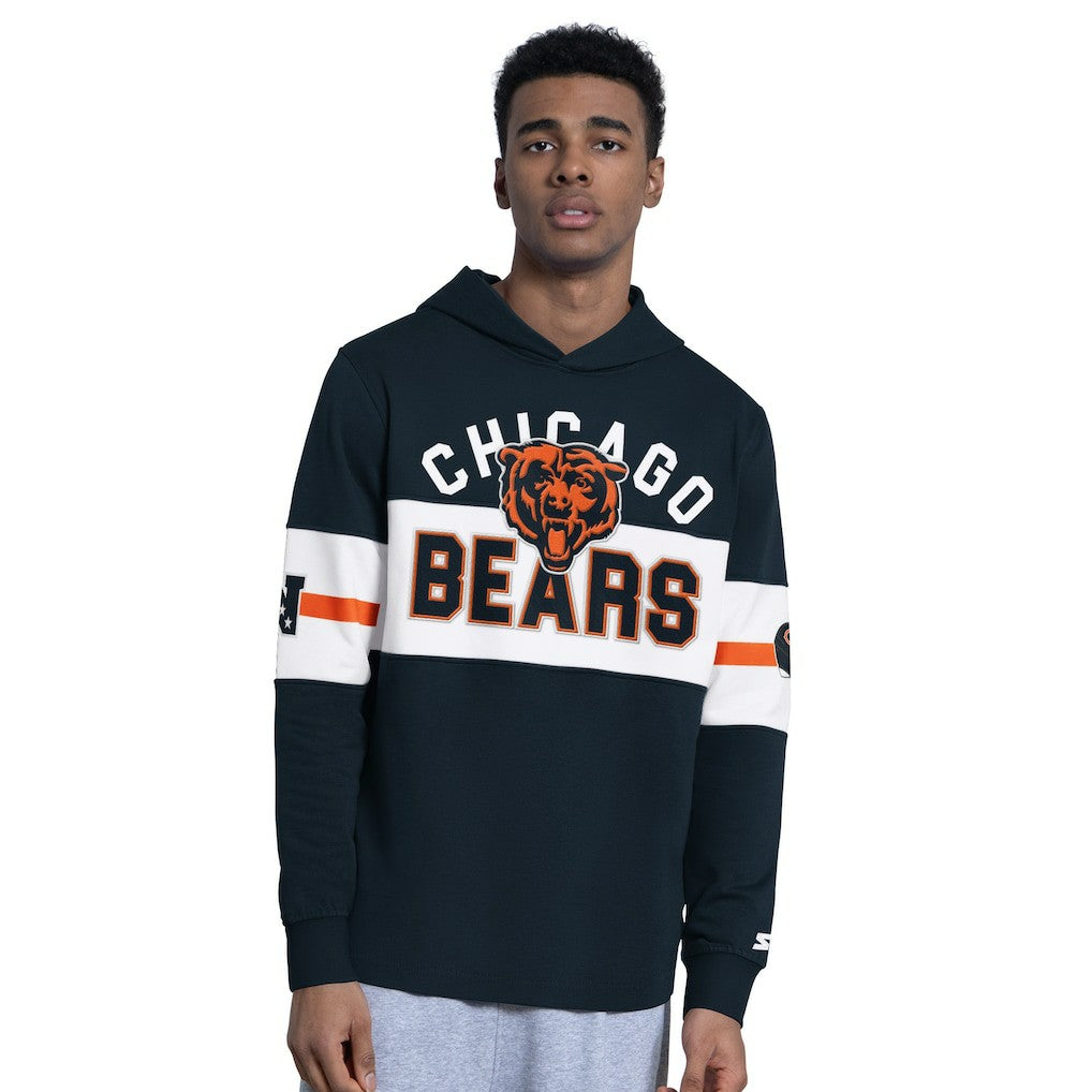 Chicago Bears Starter Fullback Jersey Hoodie - Navy for sale
