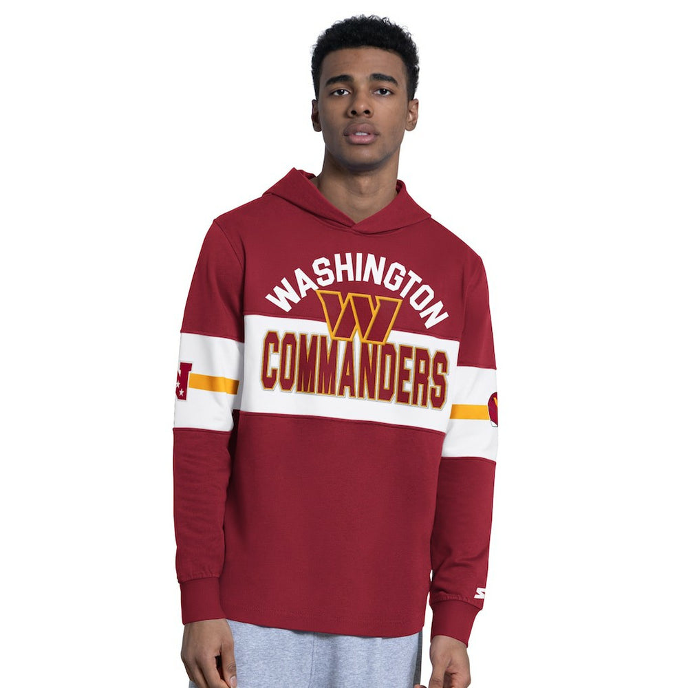 Washington Commanders Starter Fullback Jersey Hoodie - Burgundy for sale