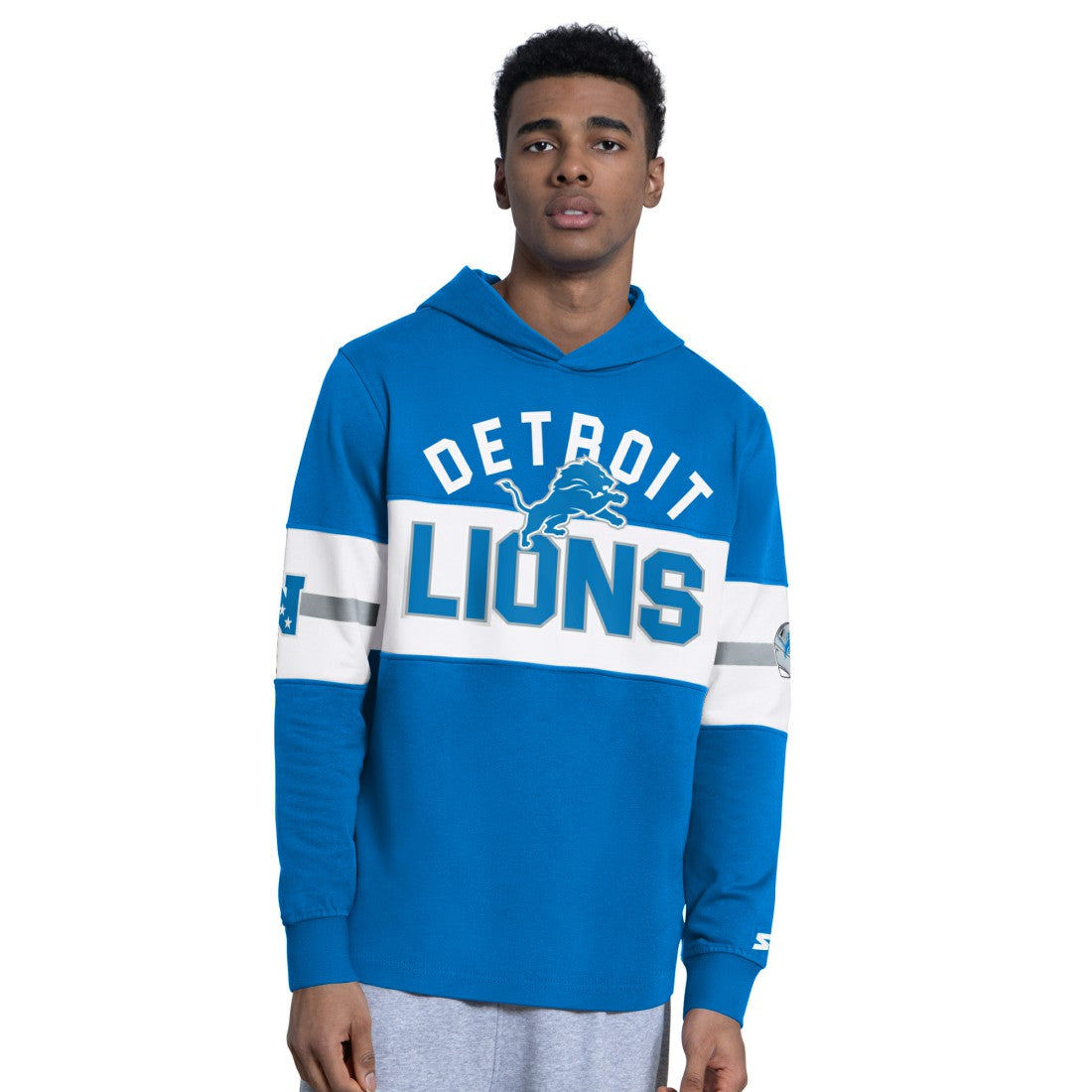 Detroit Lions Starter Fullback Jersey Hoodie - Royal outlet