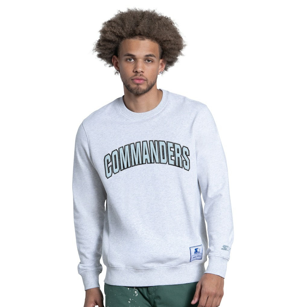 Washington Commanders Starter Faceoff Fleece Sweatshirt - Ash sale