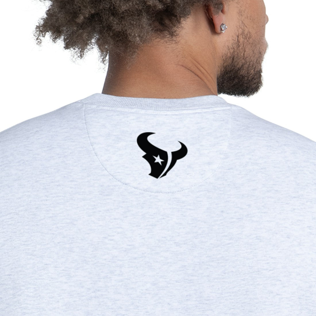 Houston Texans Starter Faceoff Fleece Sweatshirt - Ash discount