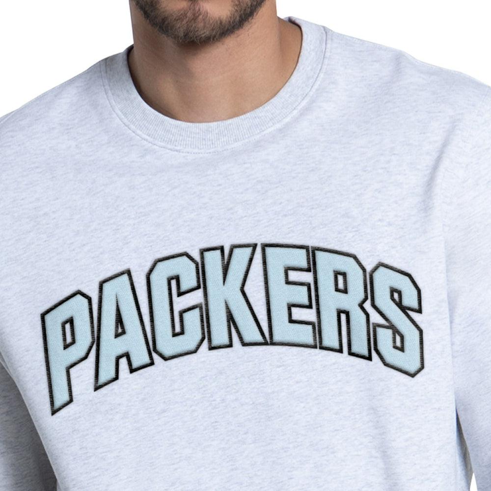 Green Bay Packers Starter Faceoff Fleece Sweatshirt - Ash sale