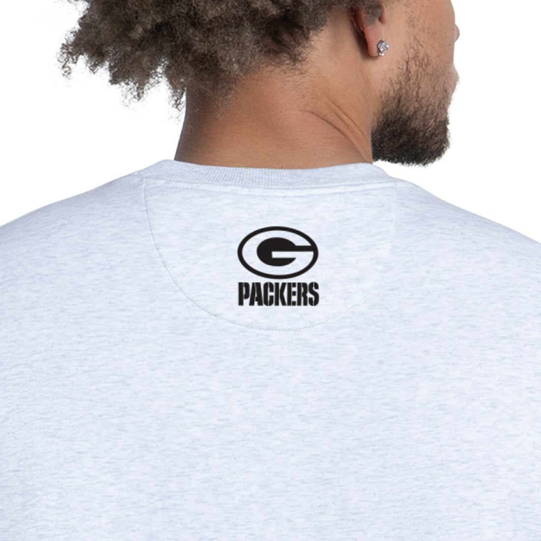 Green Bay Packers Starter Faceoff Fleece Sweatshirt - Ash sale