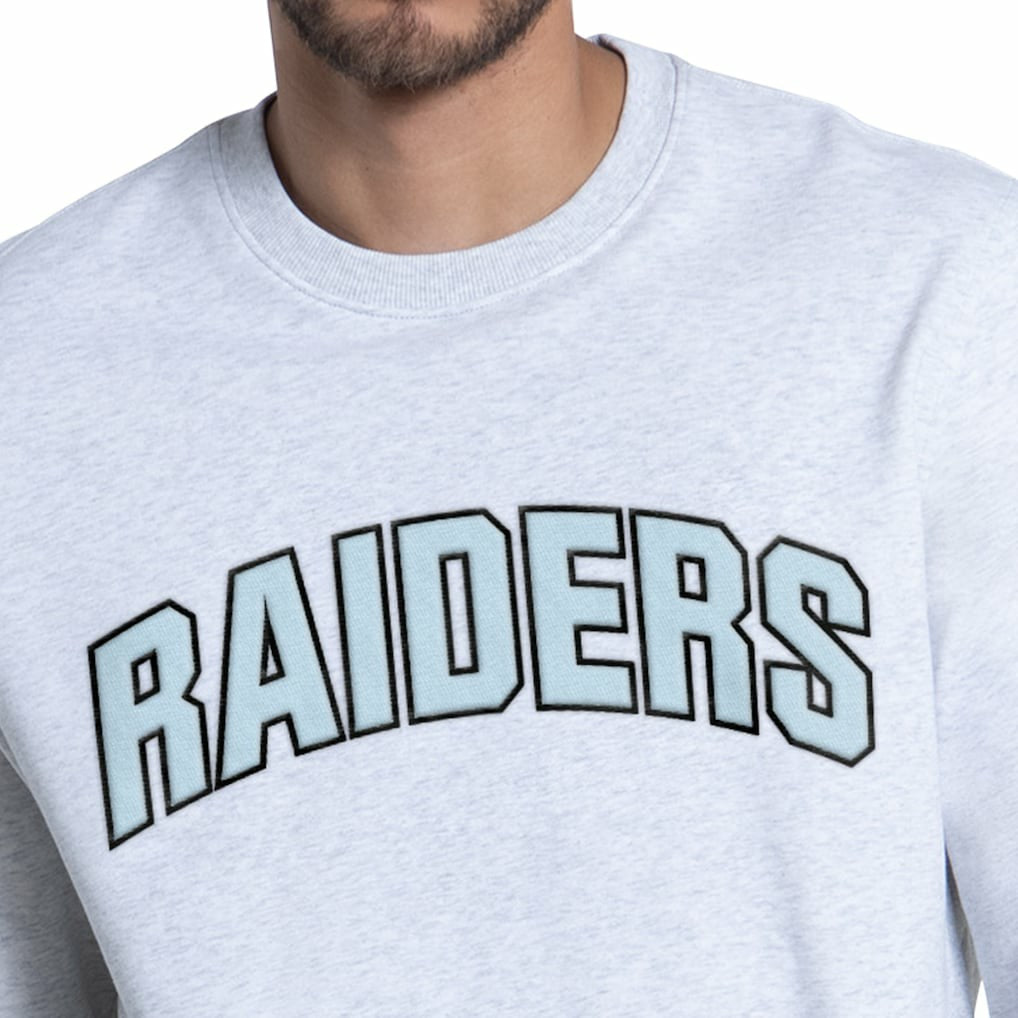 Las Vegas Raiders Starter Faceoff Fleece Sweatshirt - Ash outlet