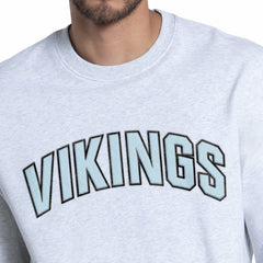 Minnesota Vikings Starter Faceoff Fleece Sweatshirt - Ash discount