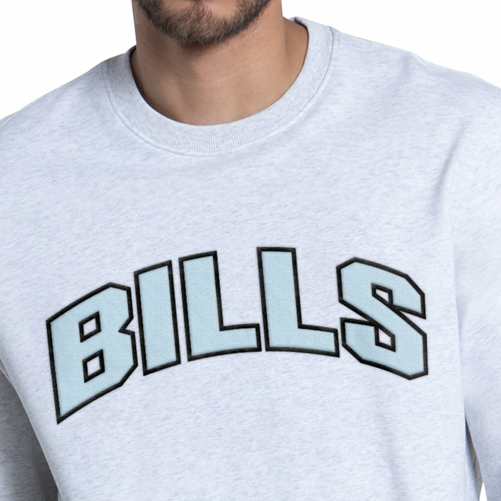 Buffalo Bills Starter Faceoff Fleece Sweatshirt - Ash for sale