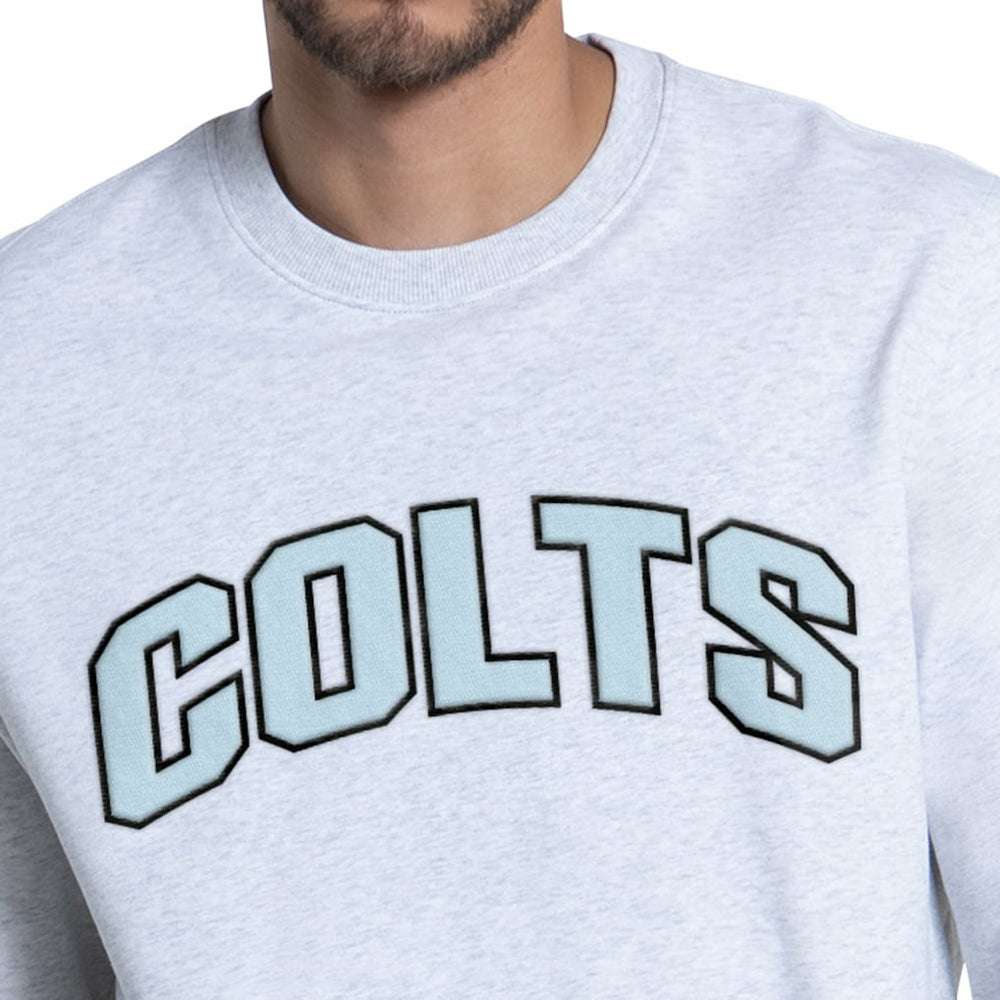 Indianapolis Colts Starter Faceoff Fleece Sweatshirt - Ash for sale