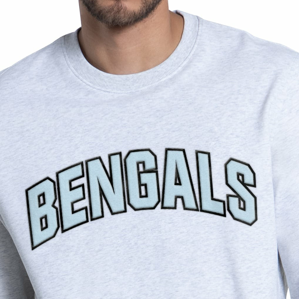 Cincinnati Bengals Starter Faceoff Fleece Sweatshirt - Ash discount