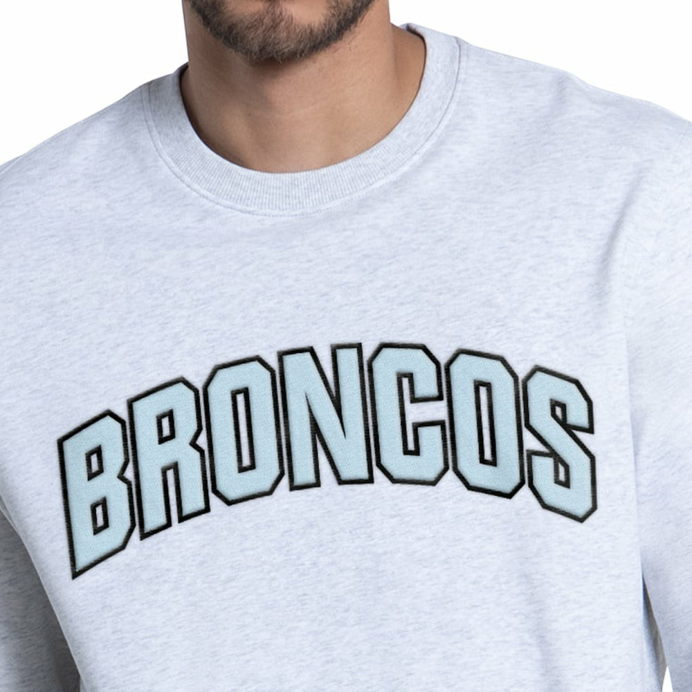 Denver Broncos Starter Faceoff Fleece Sweatshirt - Ash on sale