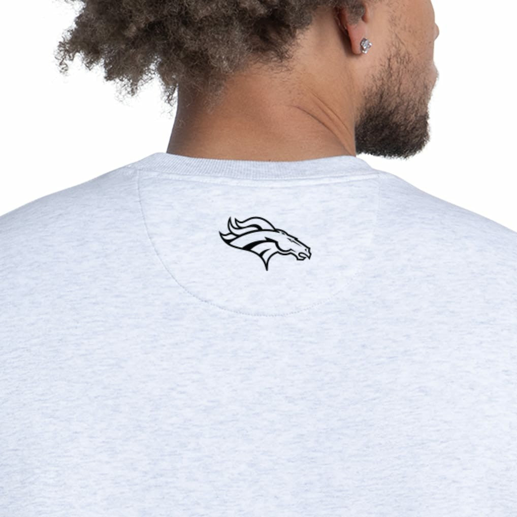 Denver Broncos Starter Faceoff Fleece Sweatshirt - Ash on sale