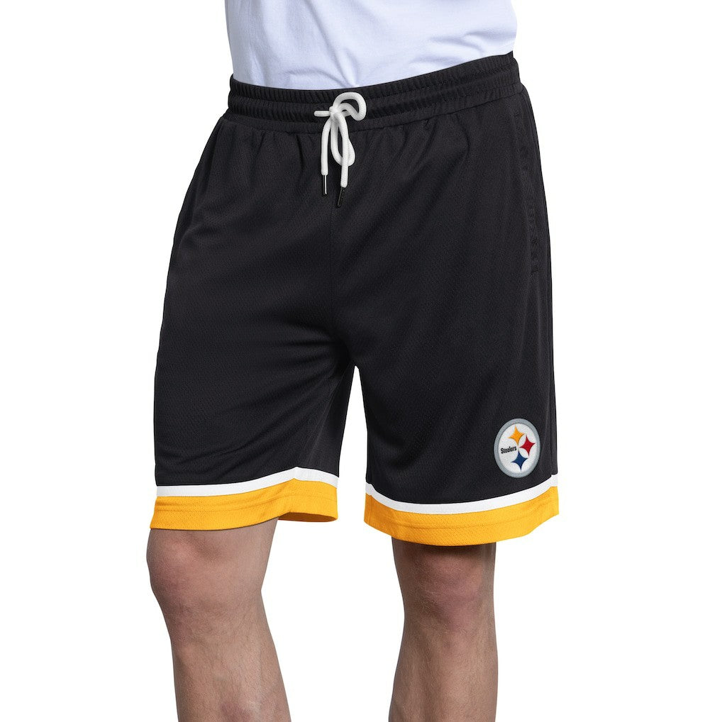 Pittsburgh Steelers Starter Power Play Mesh Shorts - Black sale