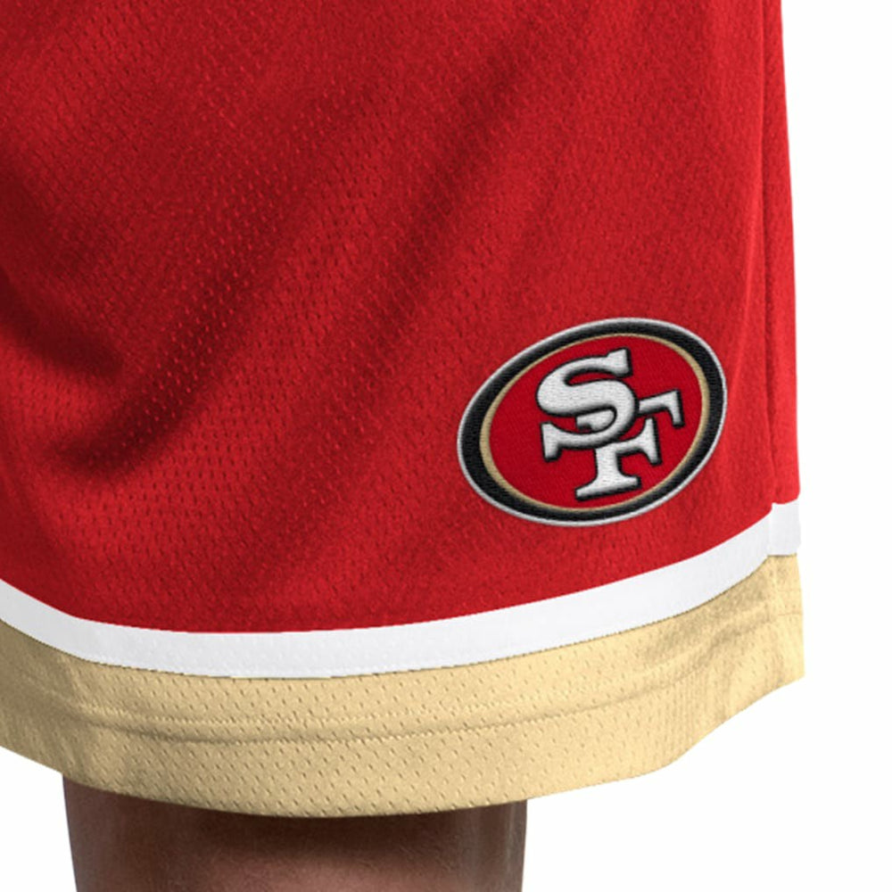 San Francisco 49ers Starter Power Play Mesh Shorts - Scarlet on sale