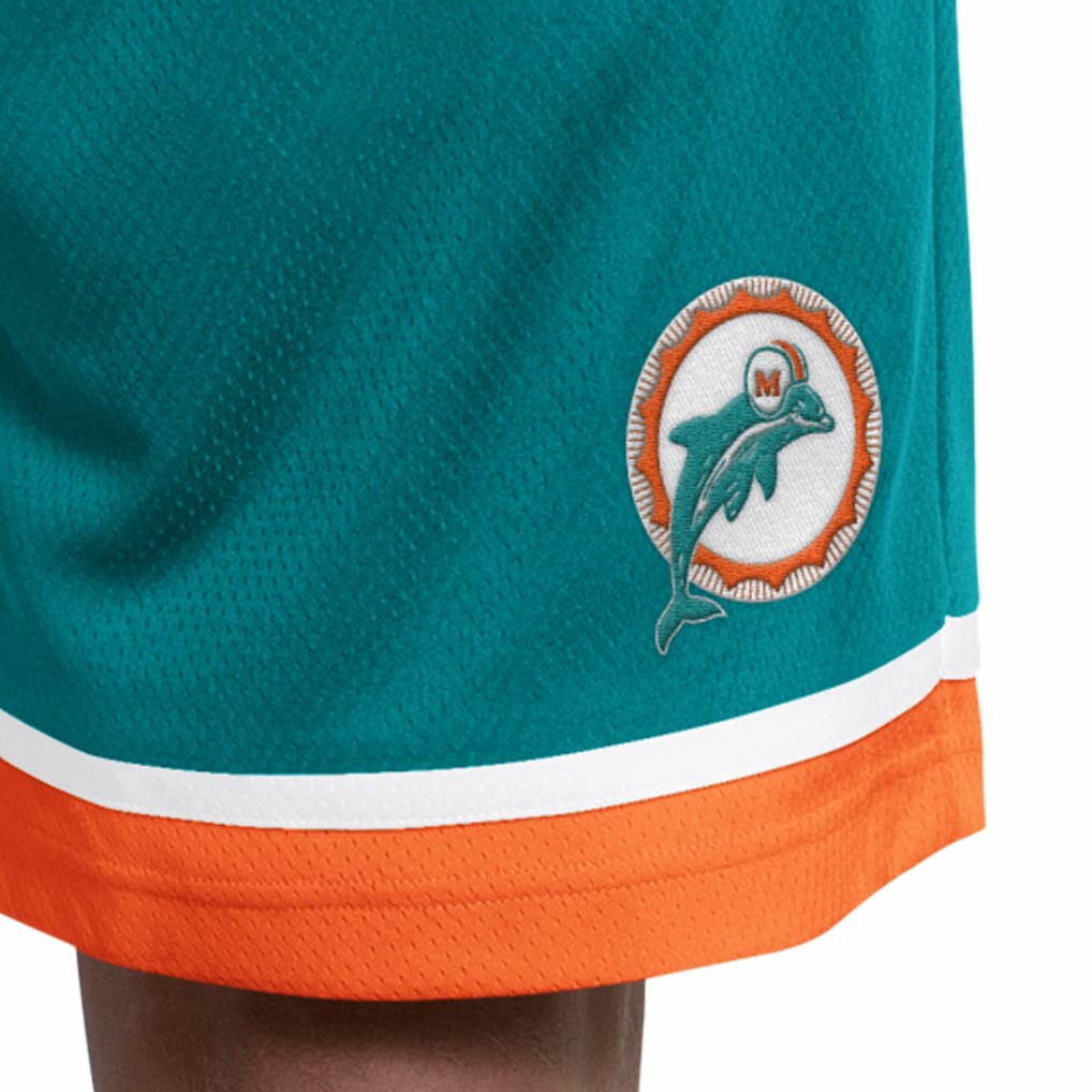 Miami Dolphins Starter Throwback Power Play Mesh Shorts - Aqua outlet