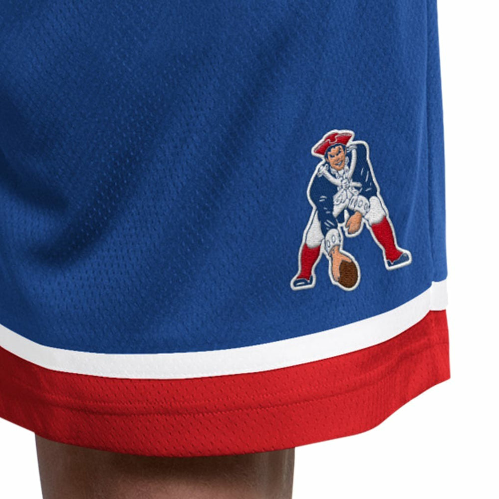 New England Patriots Starter Throwback Power Play Mesh Shorts - Royal discount