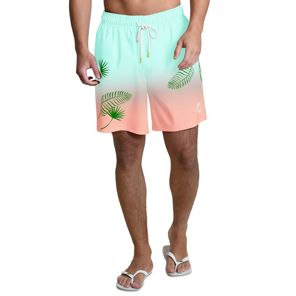 Miami Dolphins Margaritaville Sunset On The Beach Swim Shorts - Aqua outlet