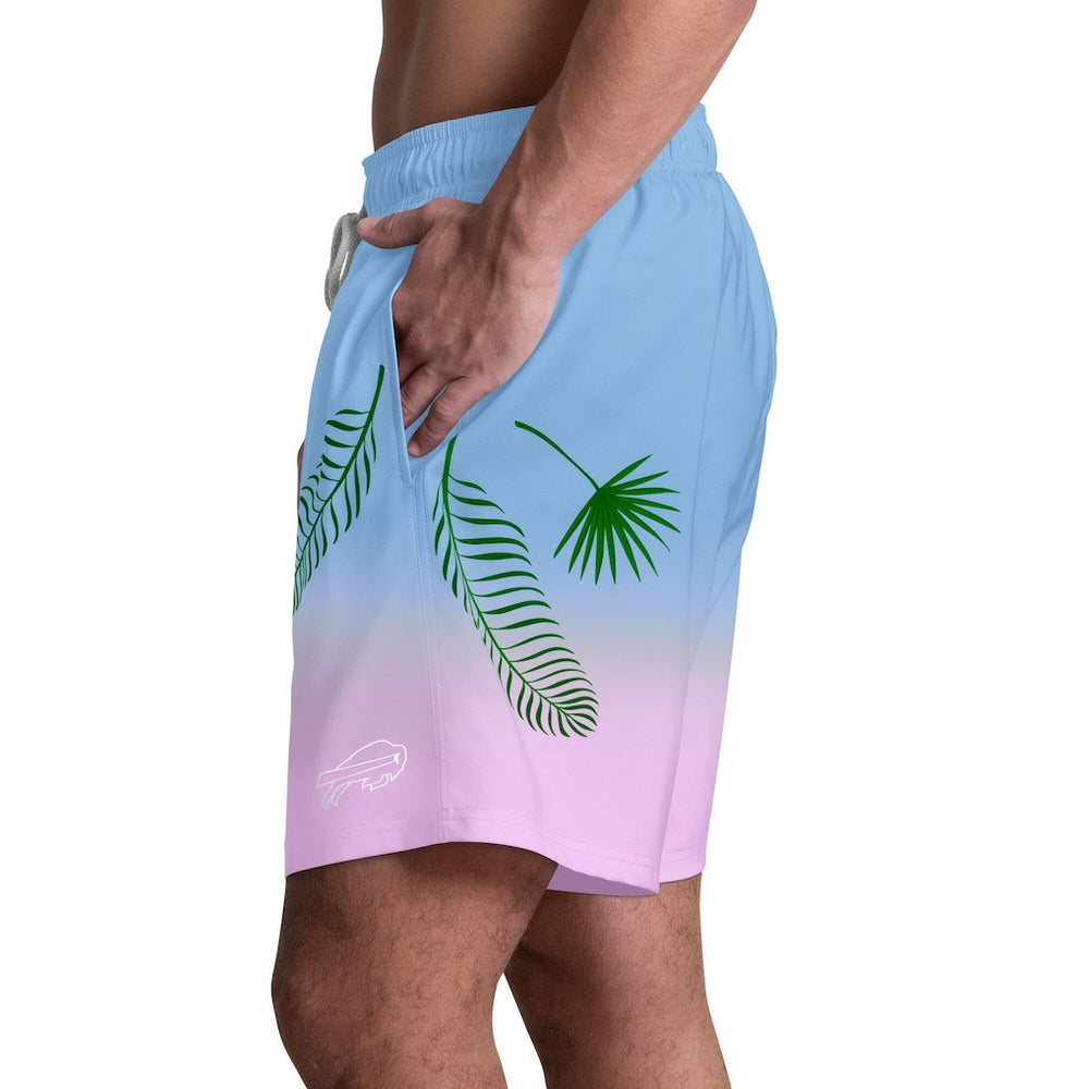Buffalo Bills Margaritaville Sunset On The Beach Swim Shorts - Light Blue sale