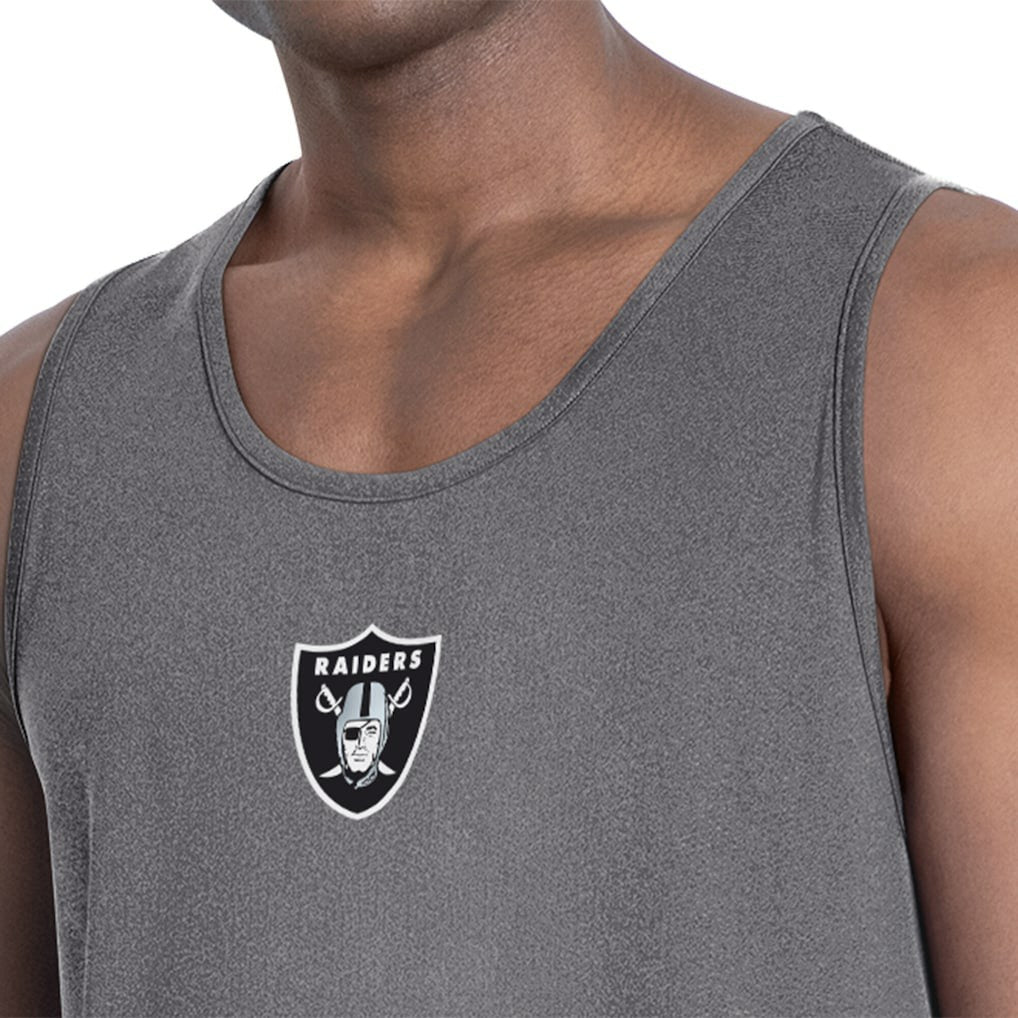 Las Vegas Raiders MSX by Michael Strahan Energy Tank Top - Charcoal discount