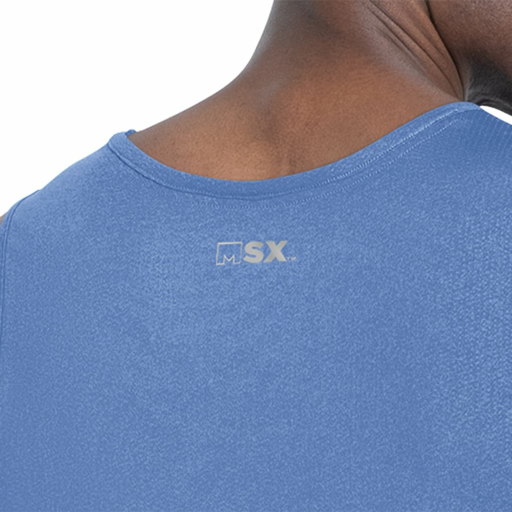 Buffalo Bills MSX by Michael Strahan Energy Scoop Neck Tank Top - Royal for sale