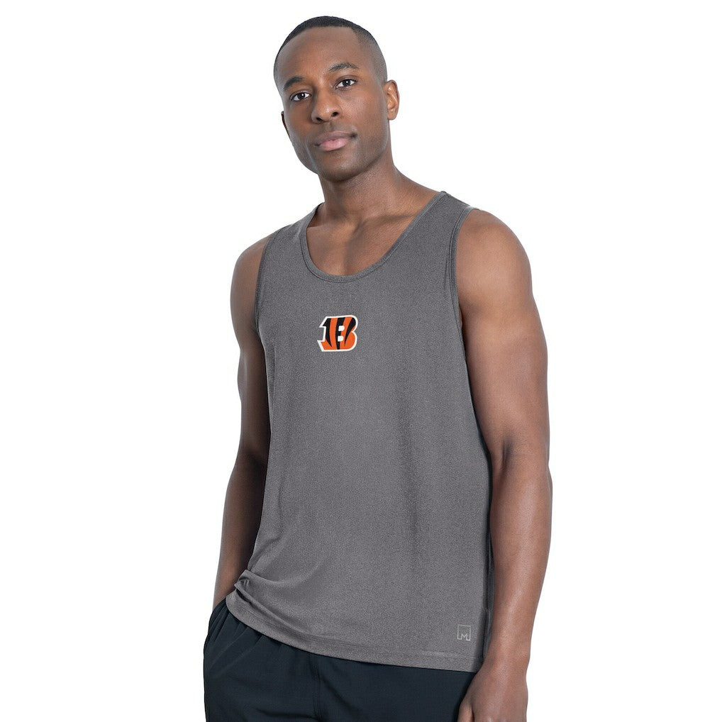 Cincinnati Bengals MSX by Michael Strahan Energy Tank Top - Charcoal for sale