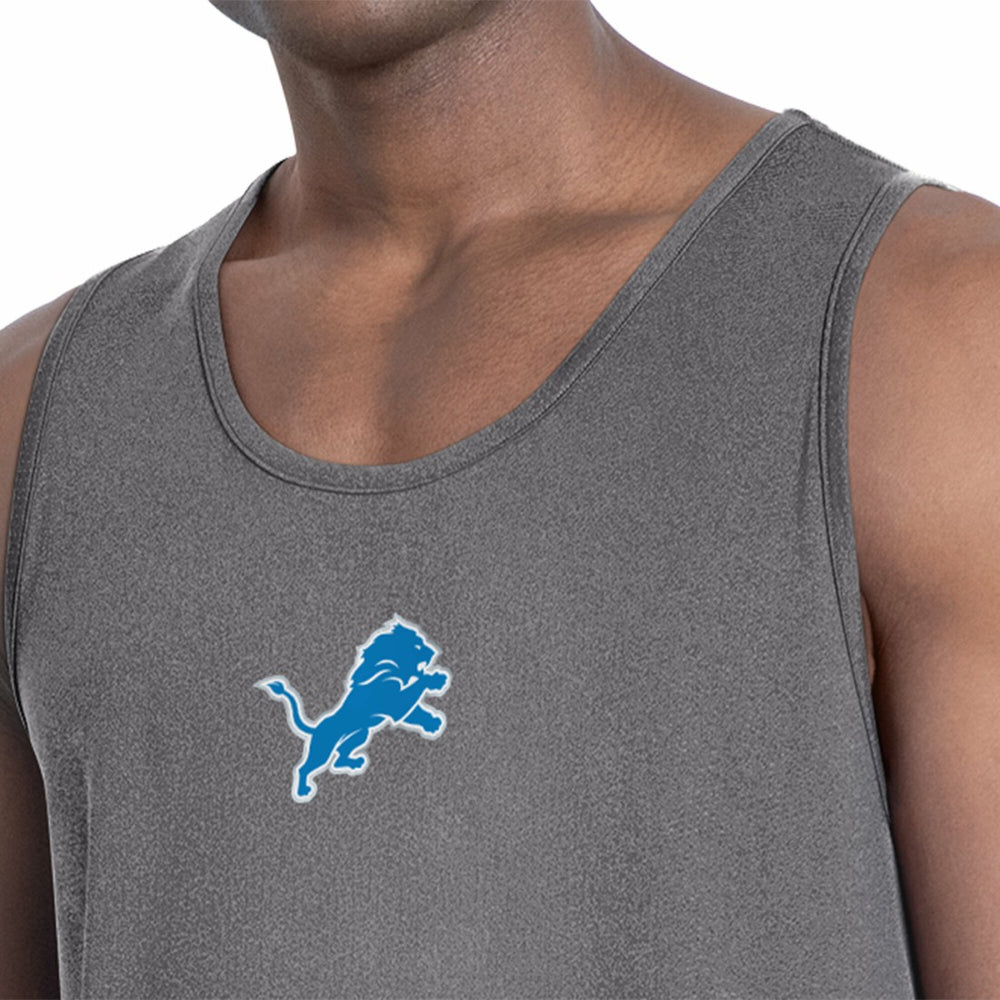 Detroit Lions MSX by Michael Strahan Energy Tank Top - Charcoal outlet