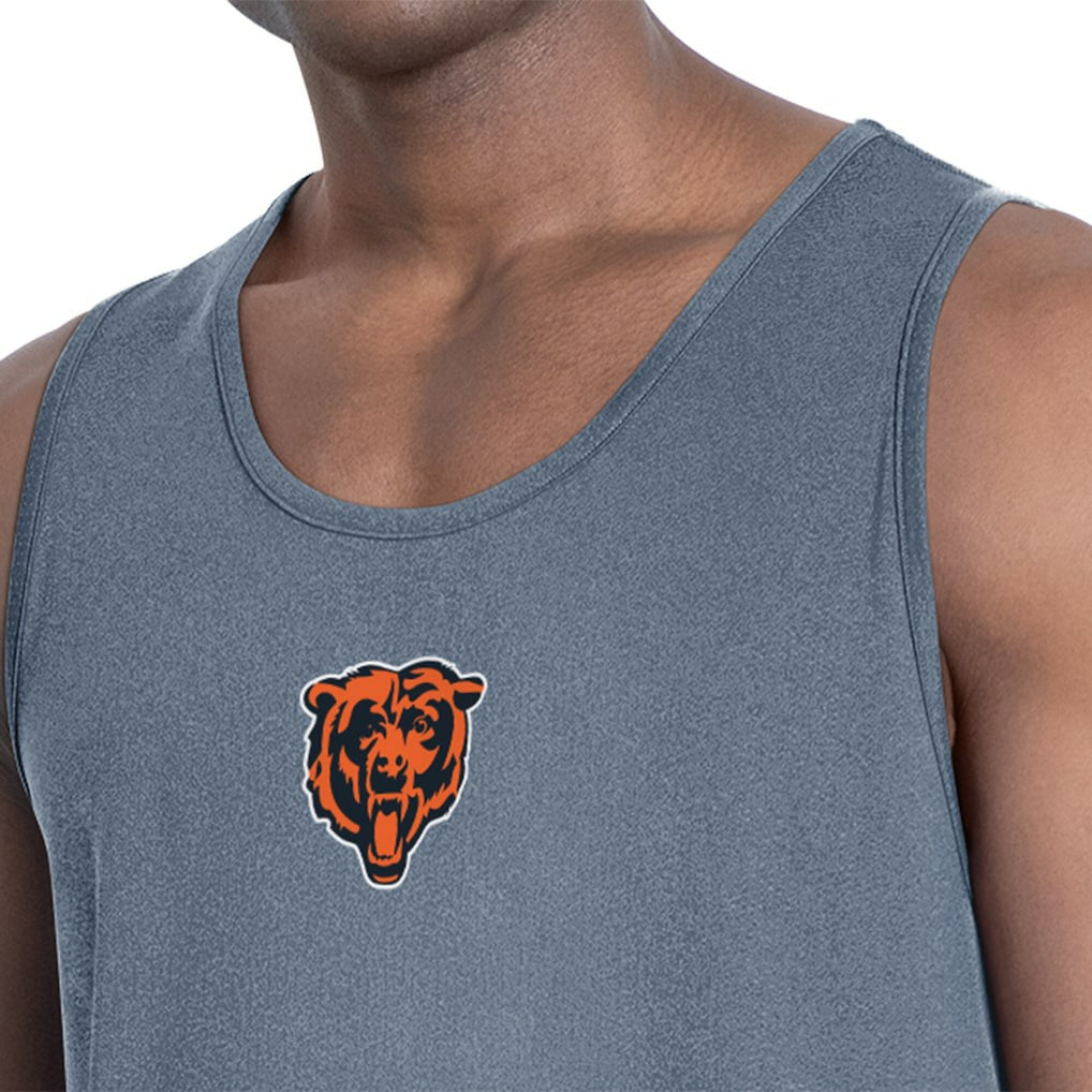 Chicago Bears MSX by Michael Strahan Energy Scoop Neck Tank Top - Navy sale