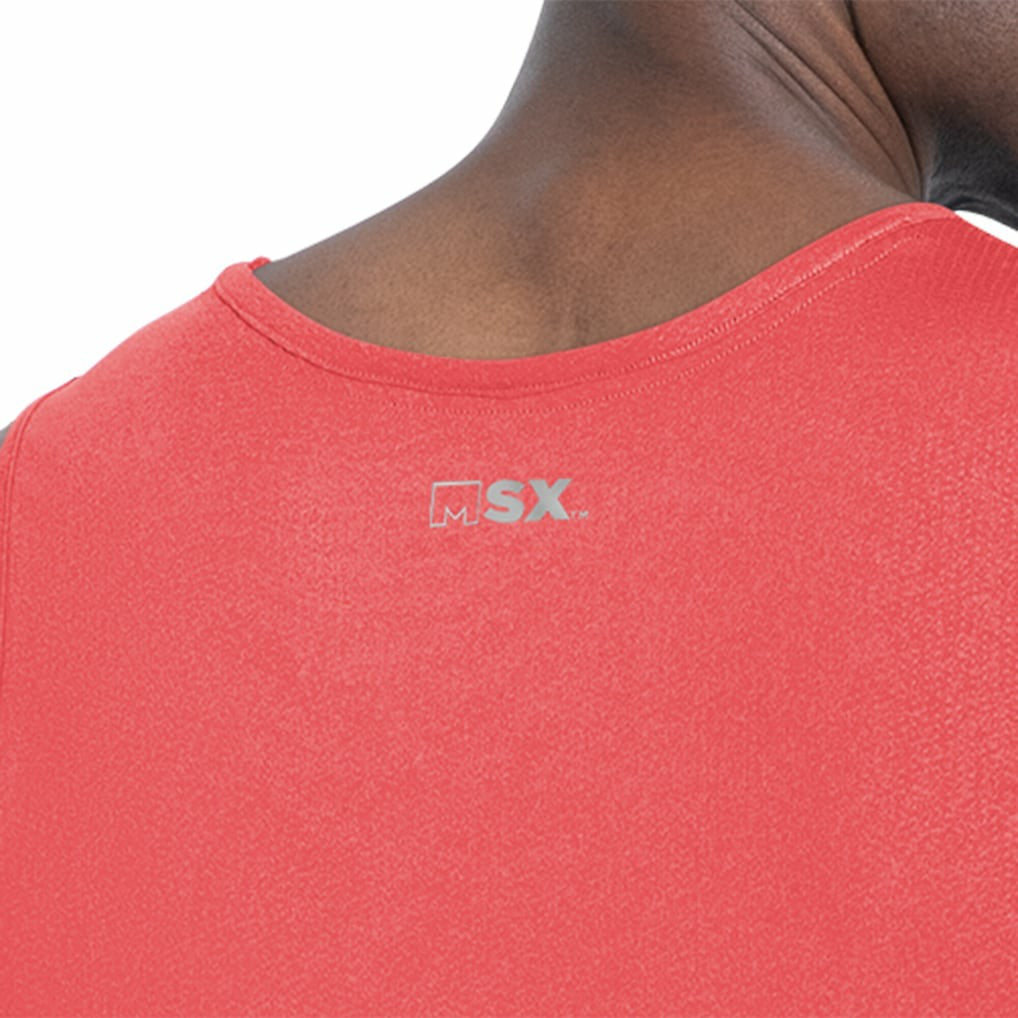 San Francisco 49ers MSX by Michael Strahan Energy Scoop Neck Tank Top - Red on sale