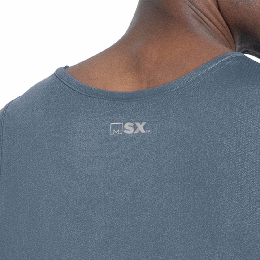 Denver Broncos MSX by Michael Strahan Energy Scoop Neck Tank Top - Navy cheap