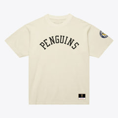 Pittsburgh Penguins Mitchell & Ness Unisex Arched Team T-Shirt - Cream T-shirts