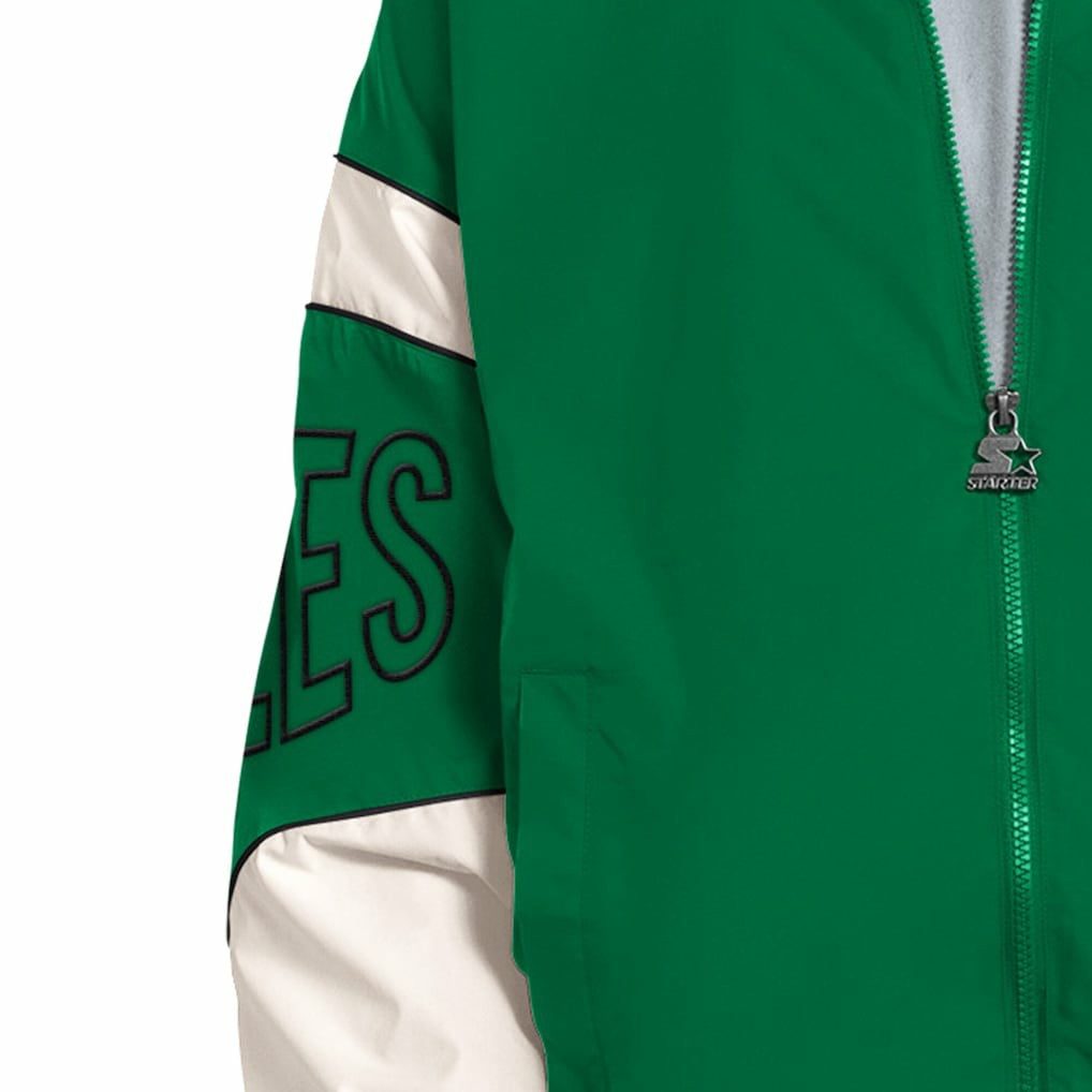 Philadelphia Eagles Starter The Gust Full-Zip Hooded Jacket - Kelly Green discount