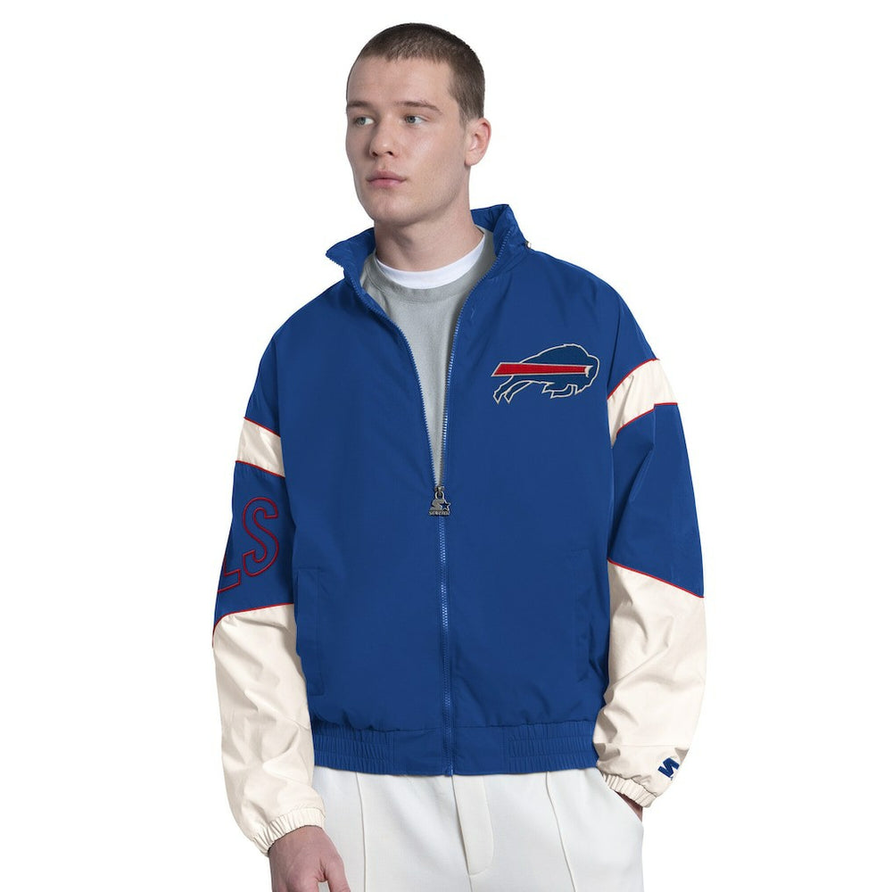 Buffalo Bills Starter The Gust Full-Zip Hooded Jacket - Royal for sale