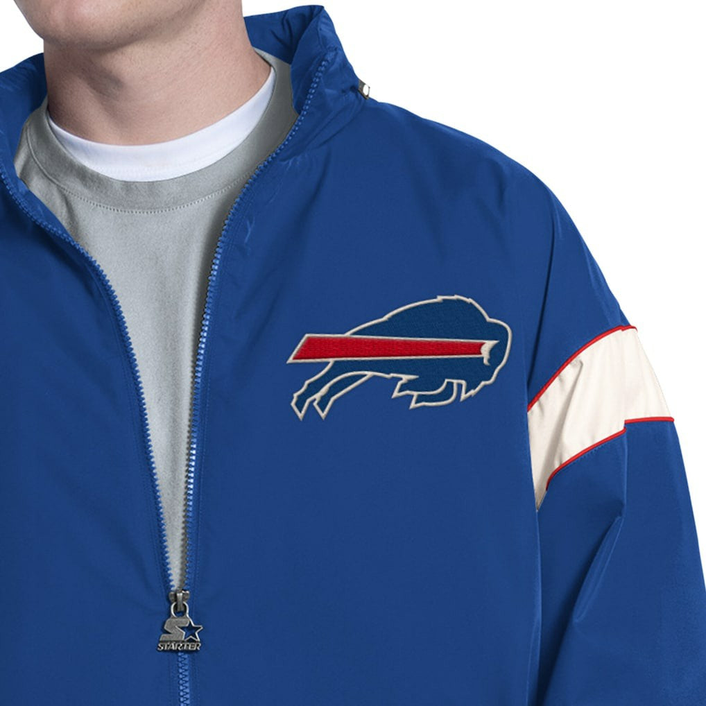 Buffalo Bills Starter The Gust Full-Zip Hooded Jacket - Royal for sale