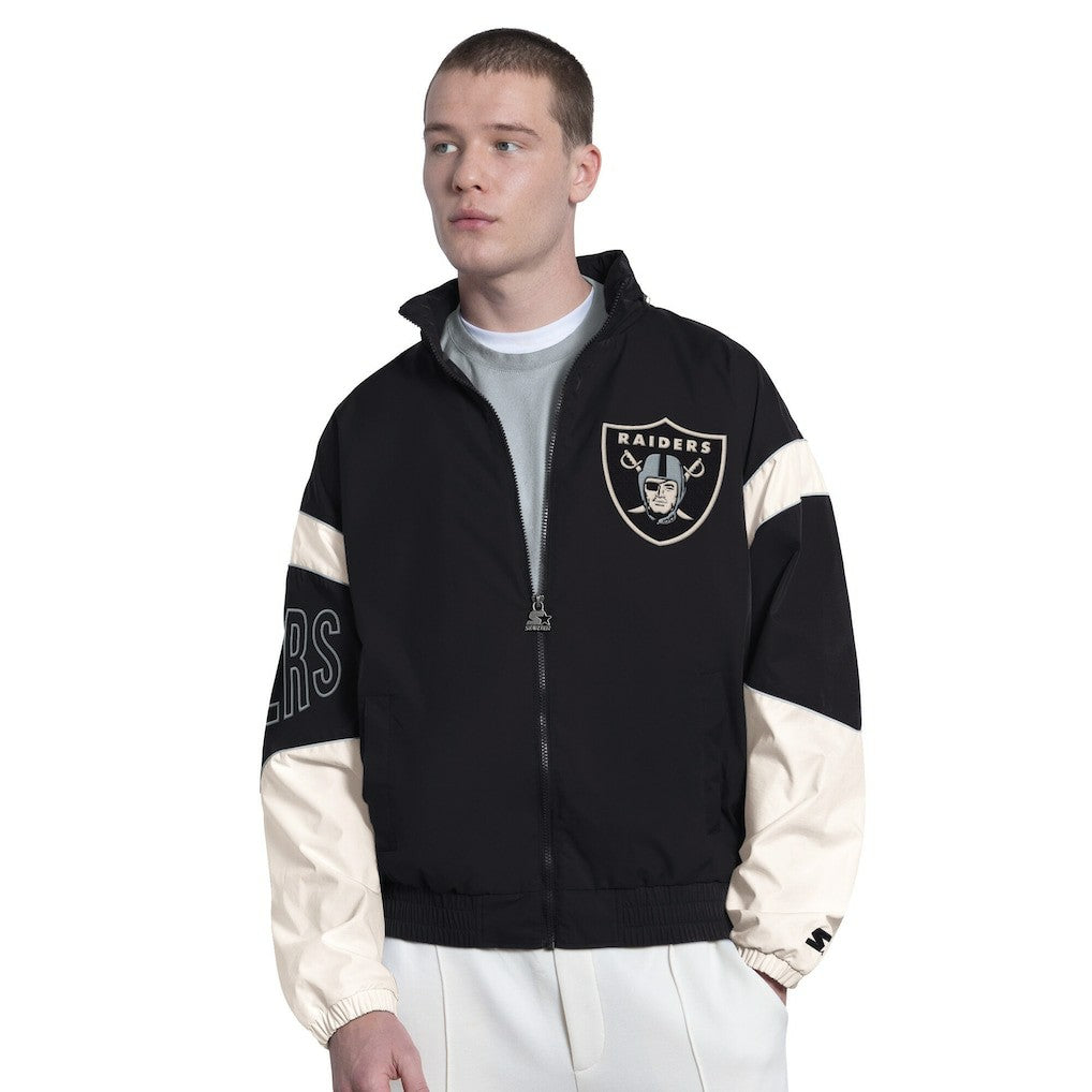Las Vegas Raiders Starter The Gust Full-Zip Hooded Jacket - Black cheap
