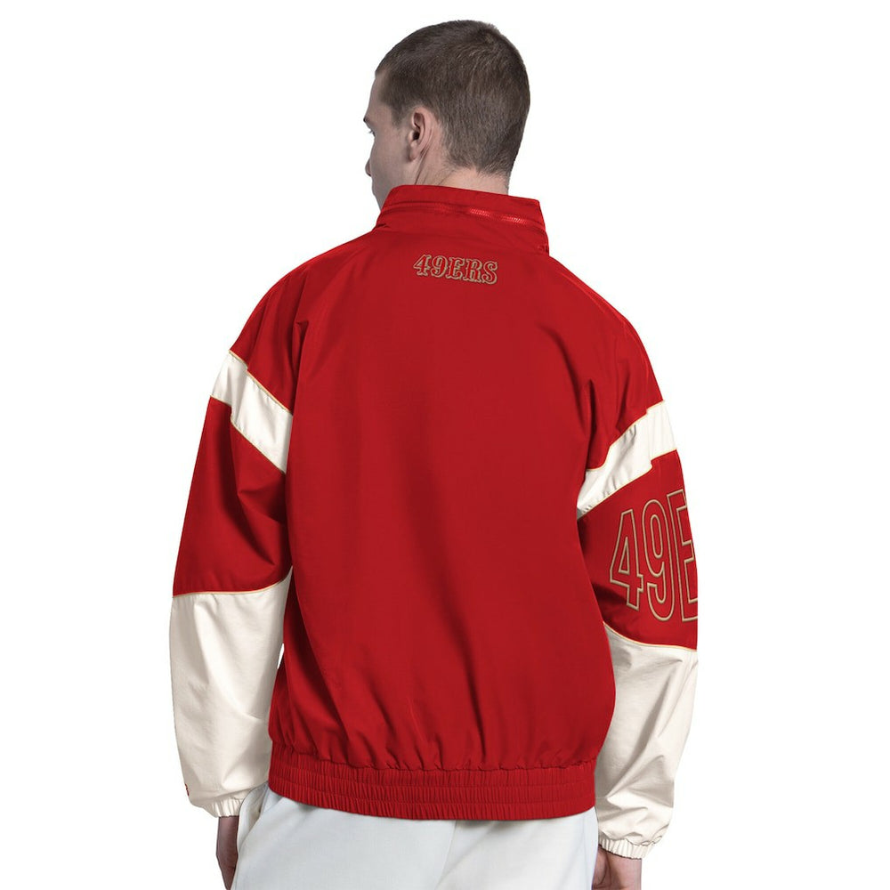 San Francisco 49ers Starter The Gust Full-Zip Hooded Jacket - Scarlet discount