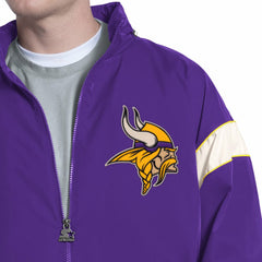 Minnesota Vikings Starter The Gust Full-Zip Hooded Jacket - Purple on sale