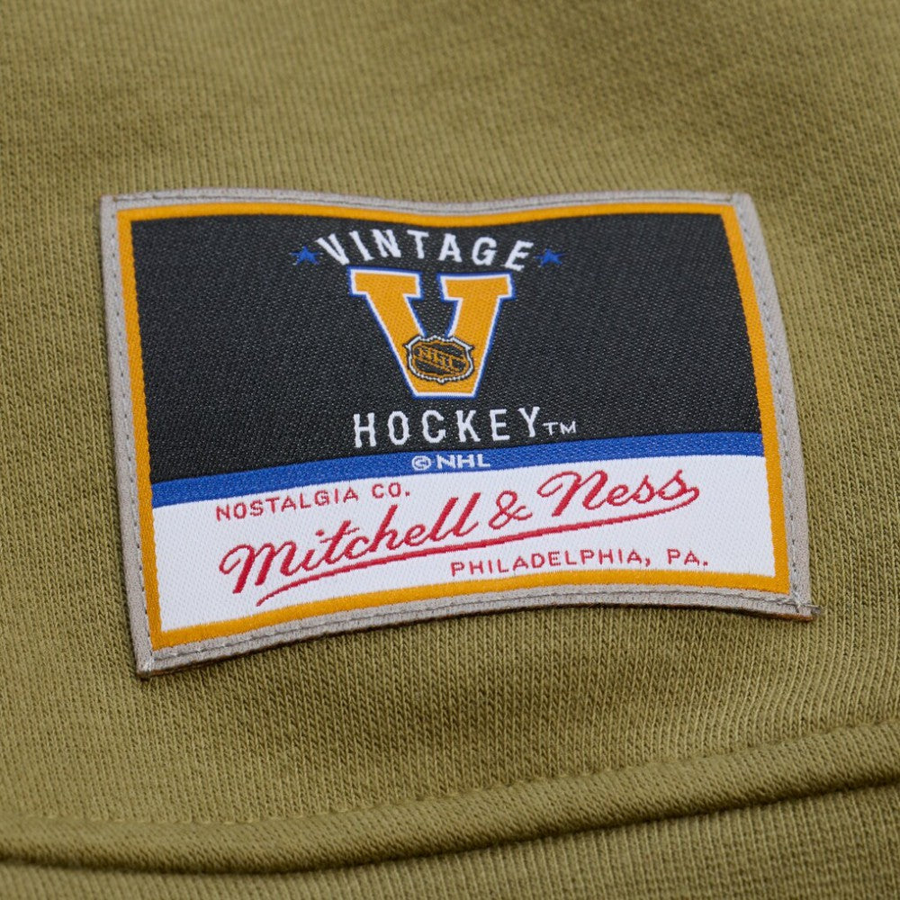 Detroit Red Wings Mitchell & Ness Women's Fleece Sweatshirt - Hunter Green Sweatshirts