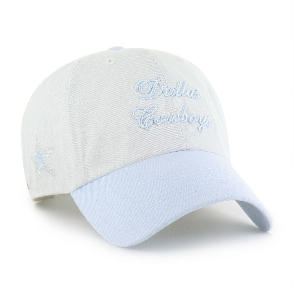 Dallas Cowboys '47 Women's Gelato Two-Tone Clean Up Adjustable Hat - White sale