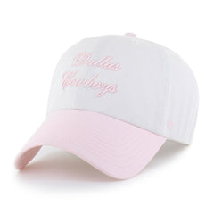 Dallas Cowboys '47 Women's Gelato Two-Tone Clean Up Adjustable Hat - White for sale