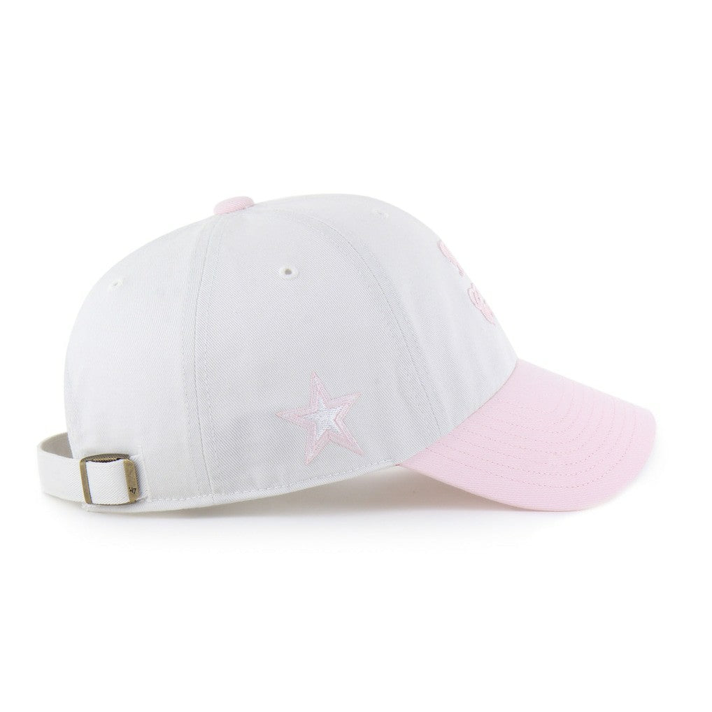 Dallas Cowboys '47 Women's Gelato Two-Tone Clean Up Adjustable Hat - White for sale