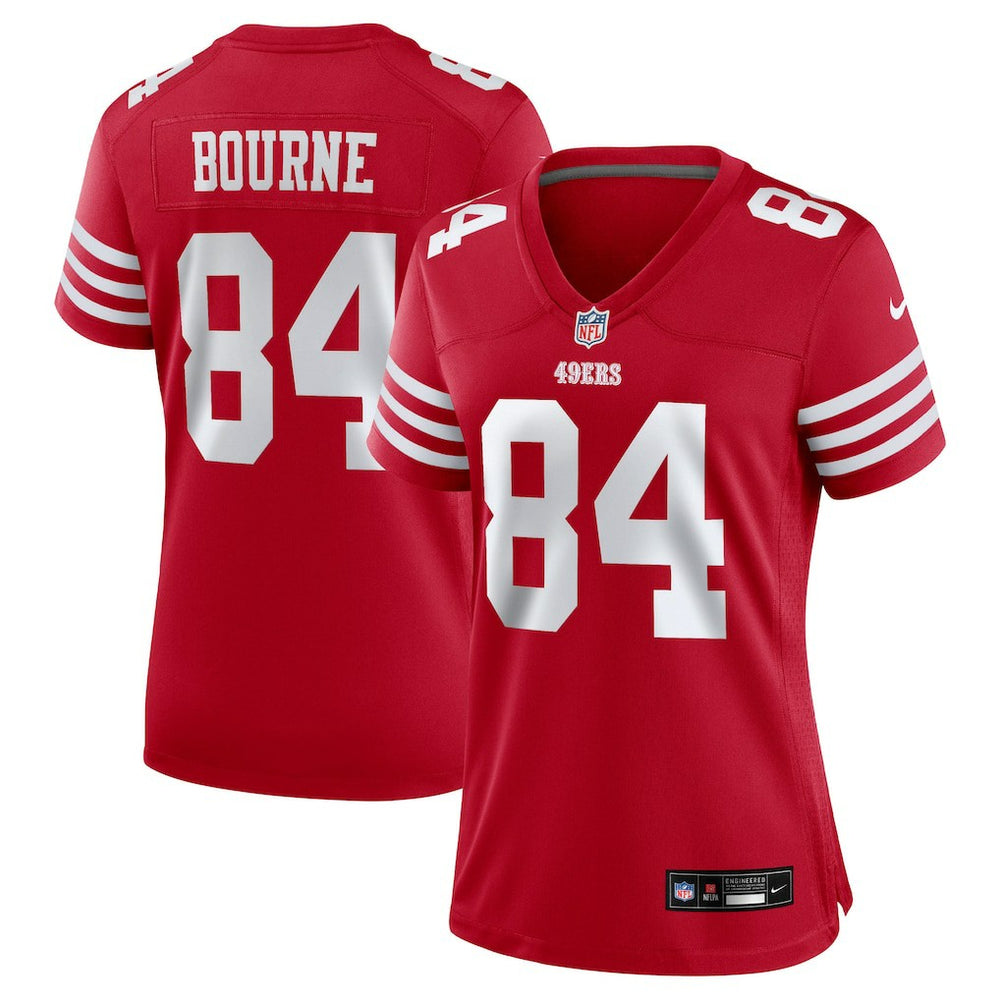 Kendrick Bourne San Francisco 49ers Women's Team Game Jersey - Scarlet outlet