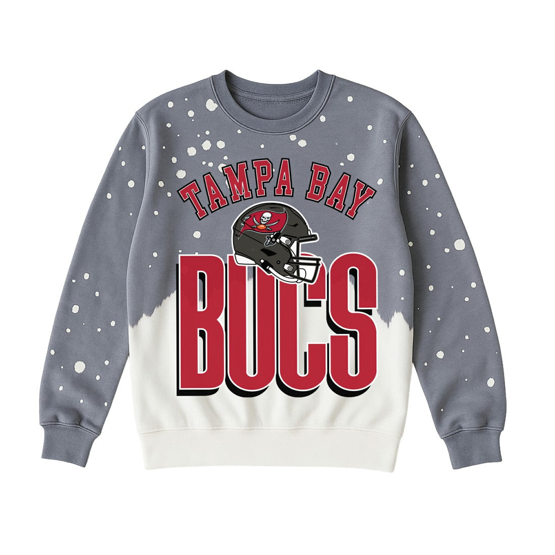 Tampa Bay Buccaneers Gameday Couture Women's Arch Rivals Faded Wash Sweatshirt - Gray discount