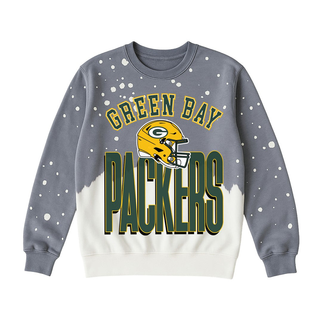 Green Bay Packers Gameday Couture Women's Arch Rivals Faded Wash Sweatshirt - Gray cheap