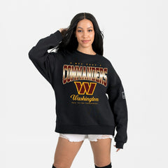 Washington Commanders Gameday Couture Women's Powerhouse Play Premium Fleece Sweatshirt - Black for sale