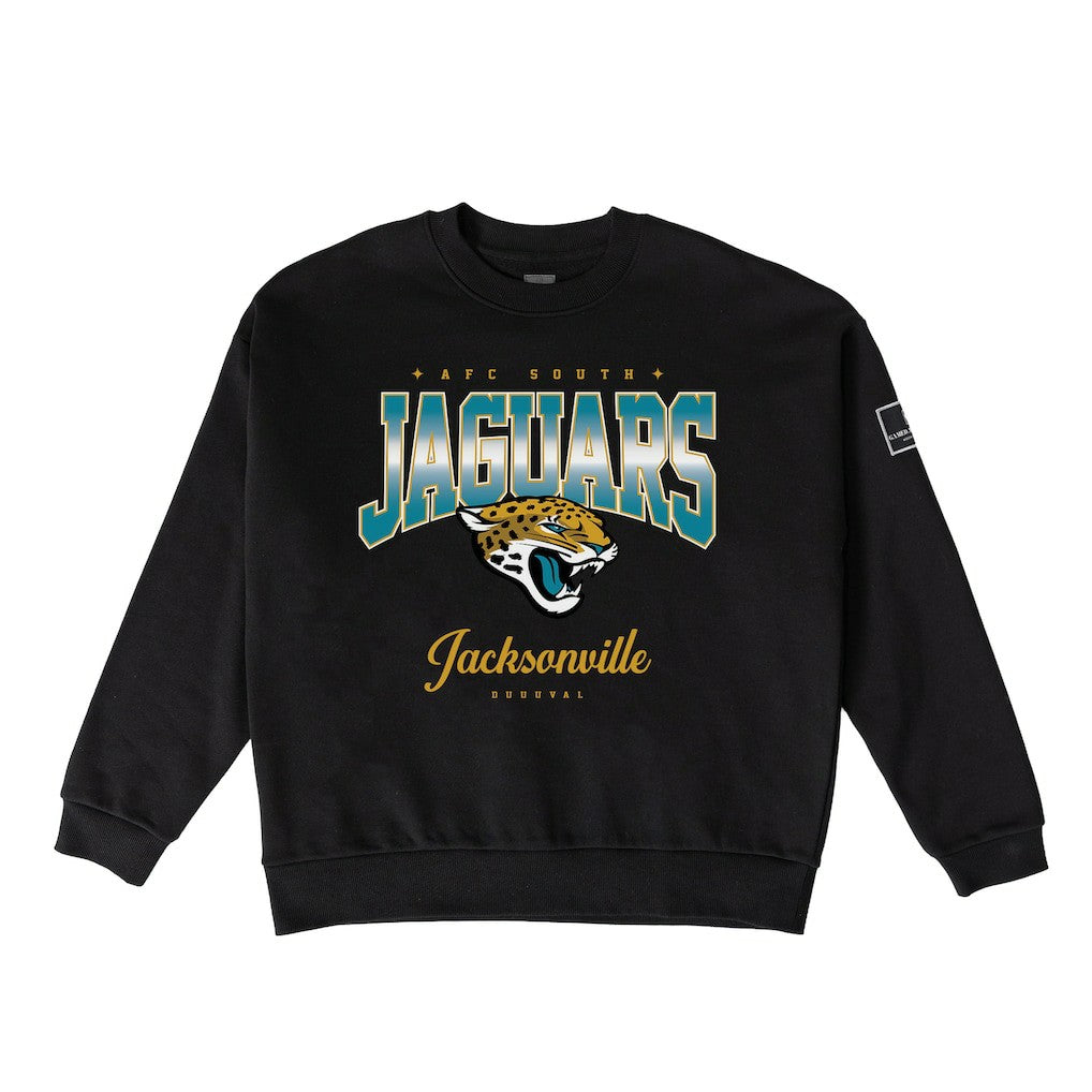 Jacksonville Jaguars Gameday Couture Women's Powerhouse Play Premium Fleece Sweatshirt - Black online