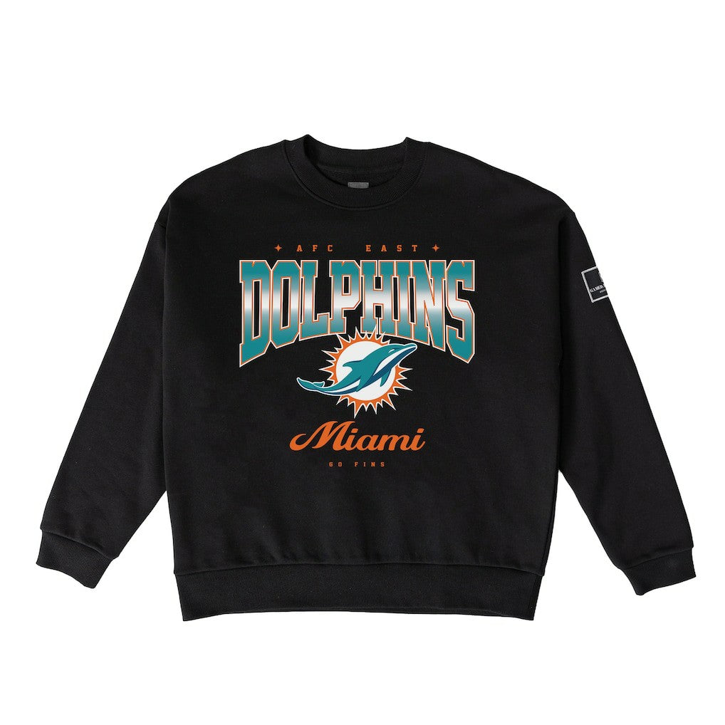 Miami Dolphins Gameday Couture Women's Powerhouse Play Premium Fleece Sweatshirt - Black online
