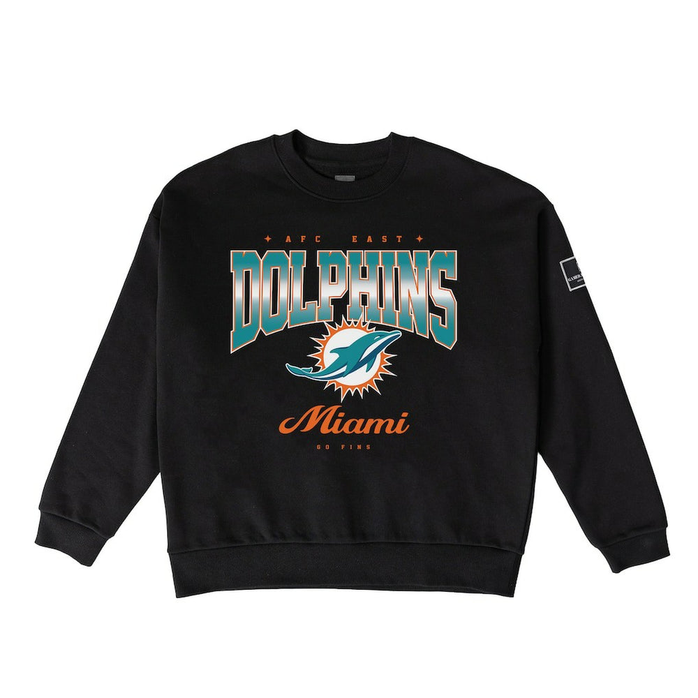Miami Dolphins Gameday Couture Women's Powerhouse Play Premium Fleece Sweatshirt - Black online
