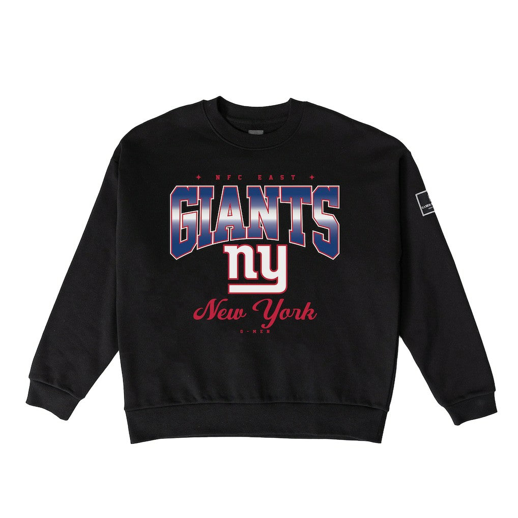 New York Giants Gameday Couture Women's Powerhouse Play Premium Fleece Sweatshirt - Black outlet